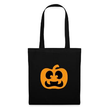 Pumpkin face Halloween - Tote Bag - black - Front