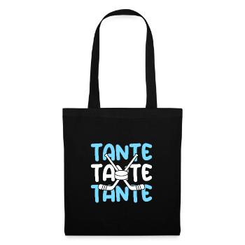 hockey player aunt hockey - Tote Bag - black - Front