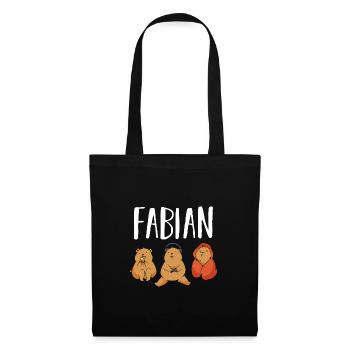 Gamer Zocker Zocken Gaming Fabian - Sac en tissu - noir - Devant
