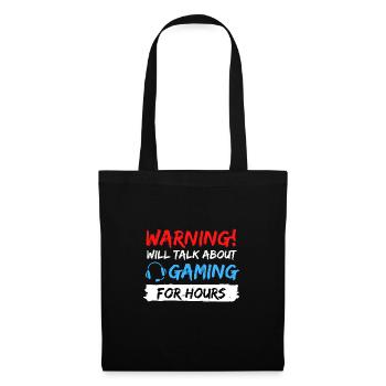 idée cadeau de jeu de jeu de jeu disant - Sac en tissu - noir - Devant