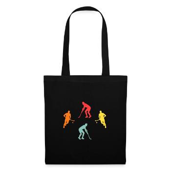 Joueurs de hockey sur gazon Evolution Hockey sur gazon - Sac en tissu - noir - Devant