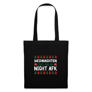 Père Noël Gaming Noël Noël - Sac en tissu - noir - Devant