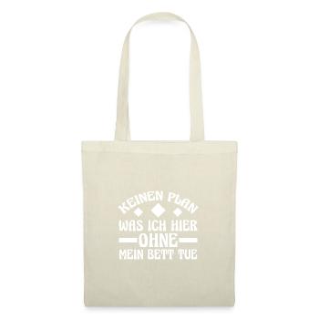 Late riser Shlafen lazy - Tote Bag - nature - Front