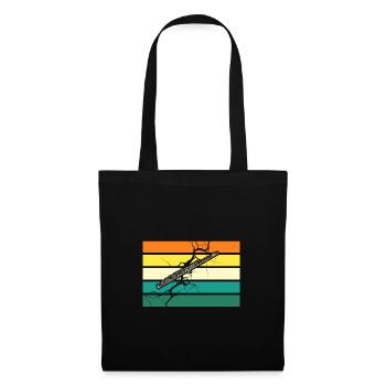 Flute player - Tote Bag - black - Front