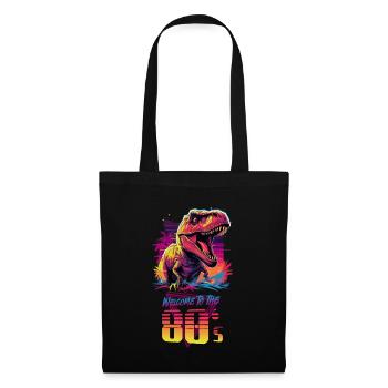 Weclometo the 80s - Stoffbeutel - Schwarz - Vorne