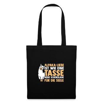 Alpaga - Sac en tissu - noir - Devant