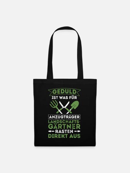 Galabau Garten Gärtner - Stoffbeutel - Schwarz
