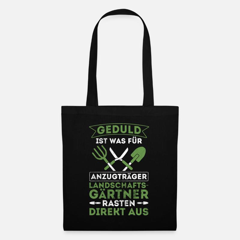 Galabau Garten Gärtner - Stoffbeutel - Schwarz
