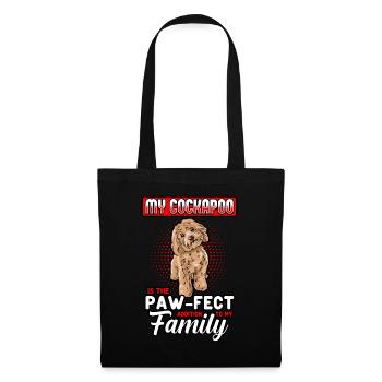 My Cockapoo Is The Paw fect Addition To My Family - Tote Bag - black - Front