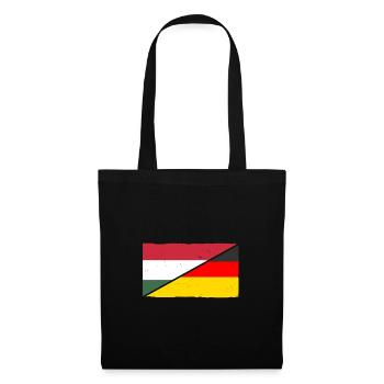 Magyaren Deutschland Ungarn - Stoffbeutel - Schwarz - Vorne