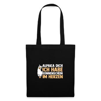 Alpaga - Sac en tissu - noir - Devant
