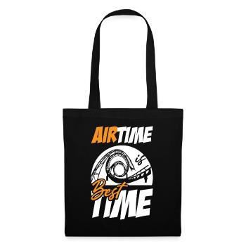 Airtime Is Best Time Roller Coaster - Tote Bag - black - Front