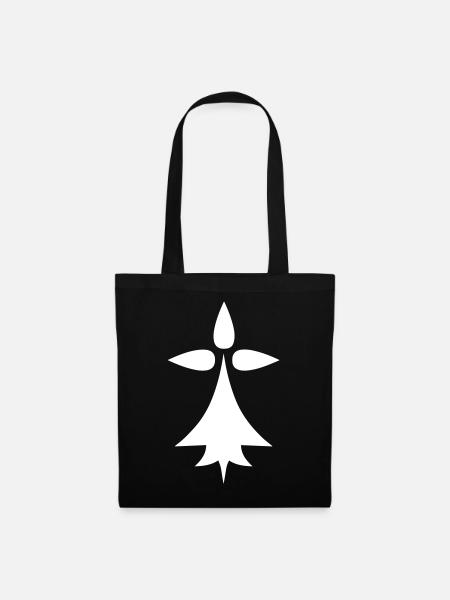 Breizh Hermine - Sac en tissu - noir