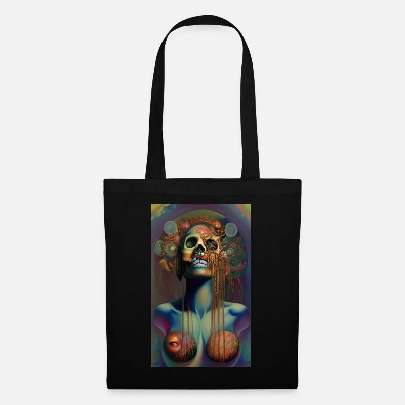 Beautiful fantasy Skull - Stoffbeutel - Schwarz