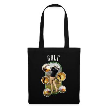 Golf Golf Golfer Sport Hobby Club Vintage - Tote Bag - black - Front