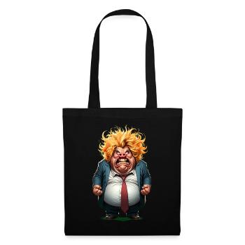 Angry Citizen Caricature - Tote Bag - black - Front