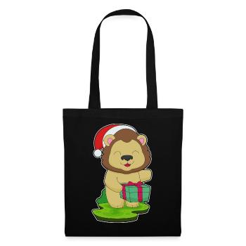 Forfait Noël Lion - Sac en tissu - noir - Devant