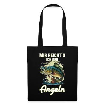 I've had enough, I'm going fishing! - Tote Bag - black - Front