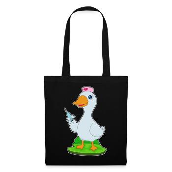 Infirmière Canard Vie Quotidienne - Sac en tissu - noir - Devant