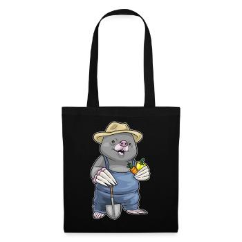 Ferme de Fruits Fermier-Taupe - Sac en tissu - noir - Devant