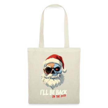 Terminator Santa be back presents - Tote Bag - nature - Front