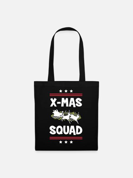 X-Mas Squad - Stoffbeutel - Schwarz