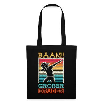 Bääm Grand Frère Dab Enfants Drôles Frères et Sœurs - Sac en tissu - noir - Devant