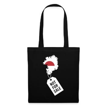 Greenland Not For Sell - Design statement - Sac en tissu - noir - Devant