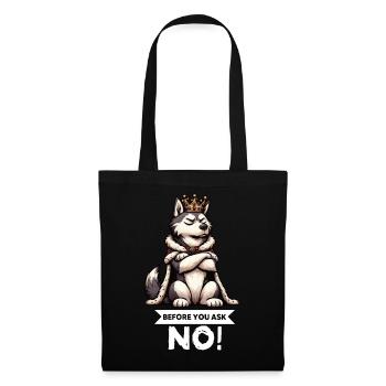 Before You Ask Husky Huskies Huskyowners Huskyfan - Tote Bag - black - Front