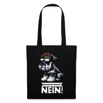 Avant que vous ne demandiez Pas de Schnauzer Géant - Sac en tissu - noir - Devant