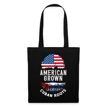 Cuba Pride & Home - Design du drapeau de Cuba - Sac en tissu - noir - Devant