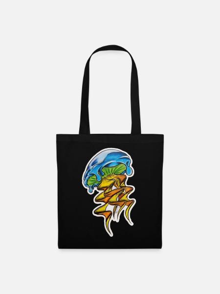 Drop jellyfish - Tote Bag - black