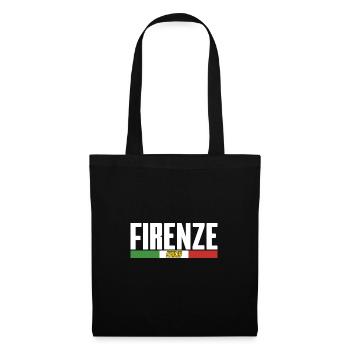 italia firenze - Sac en tissu - noir - Devant