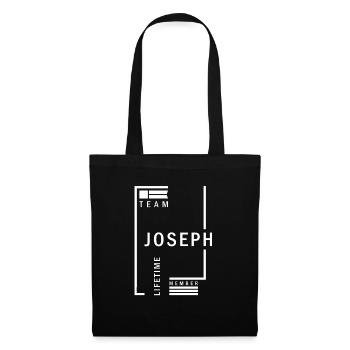 Name Joseph - Tote Bag - black - Front
