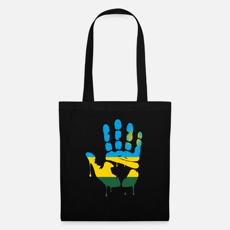 Give me five Rwanda - Tote Bag - black