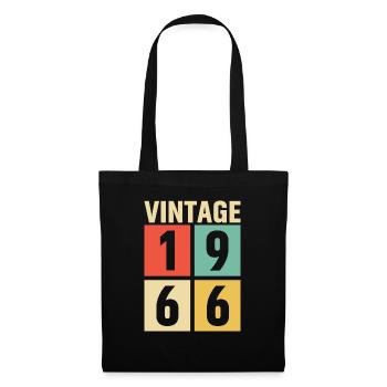 cadeau anniversaire homme amie femme original 1966 - Sac en tissu - noir - Devant