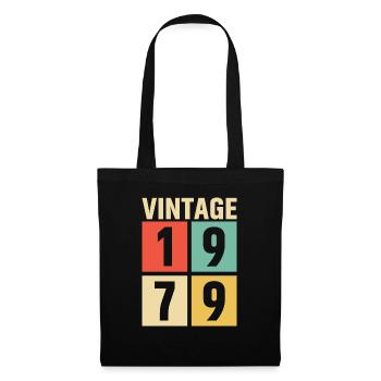 cadeau anniversaire homme amie femme original 1979 - Sac en tissu - noir - Devant