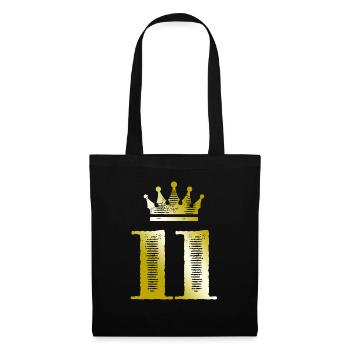11 Number Crown Gold - Tote Bag - black - Front