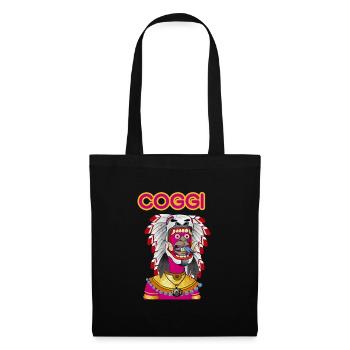 COGGI INDENOSIA - Sac en tissu - noir - Devant