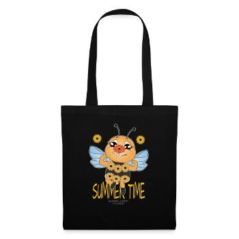 Spring, Summer, Bumblebee, Flowers, Beekeeper Gift - Tote Bag - black - Front
