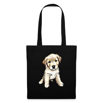 Golden Retriever Dog Puppy Dog Owner Dogs - Tote Bag - black - Front