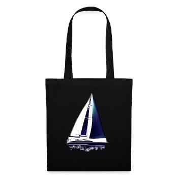 Sailboat Sailing Sailing Ship Sailing Sailor - Tote Bag - black - Front
