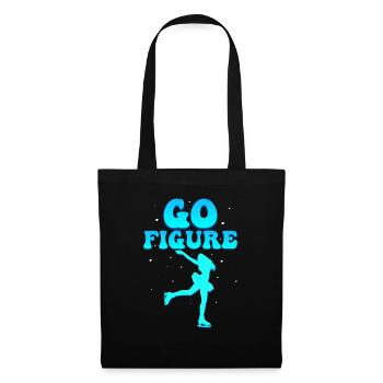 Double Axel Dare: Go Figure - Tote Bag - black - Front