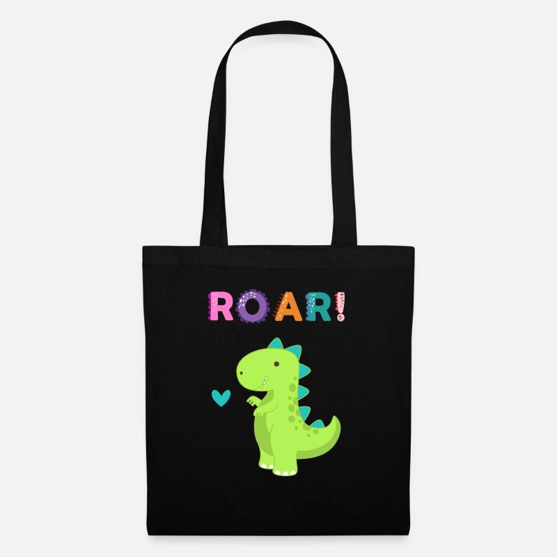 Roar - Sweet Dino! - Stoffbeutel - Schwarz