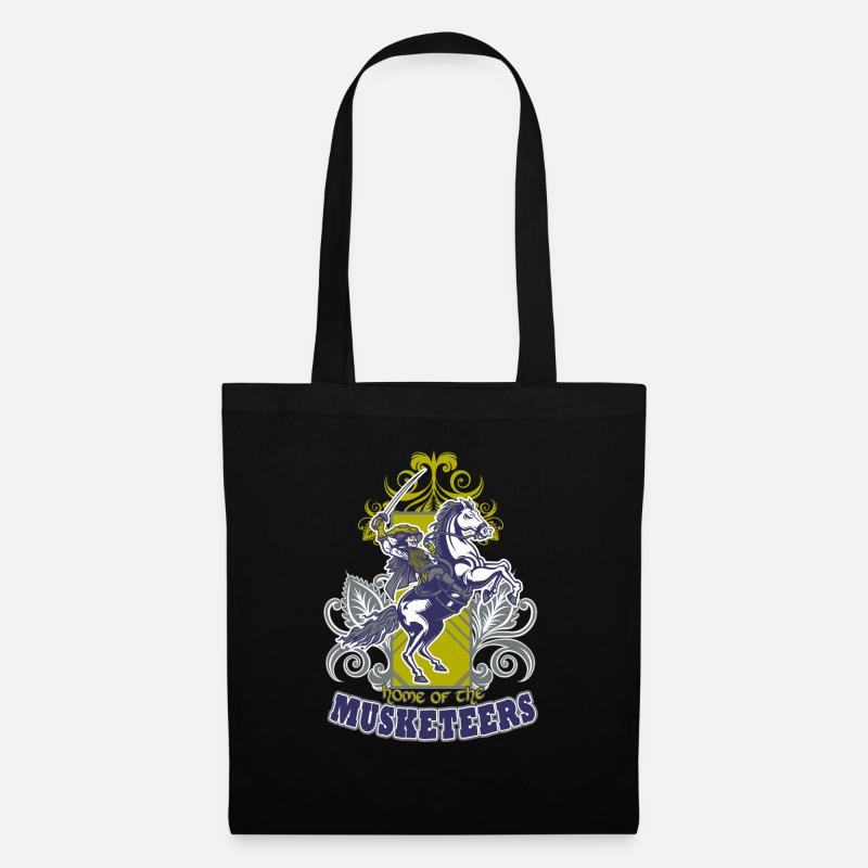Musketiere - Stoffbeutel - Schwarz