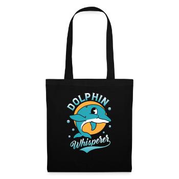 Dolphin Whisperer Marine Biology Beach Vacation - Tote Bag - black - Front