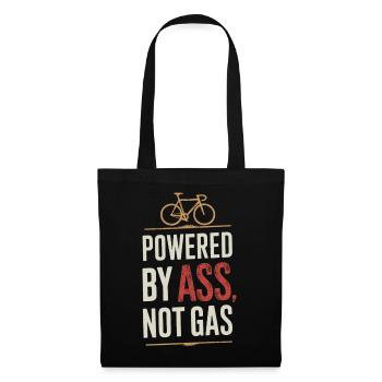 Pedal power: buttocks instead of gas - Tote Bag - black - Front
