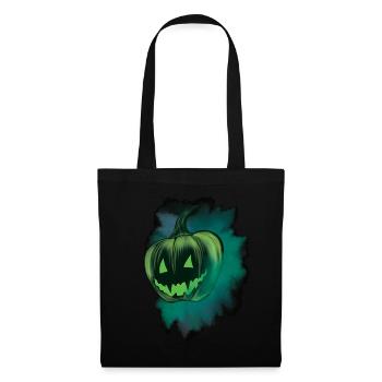 FALLing for PUMPKIN in green - Stoffbeutel - Schwarz - Vorne