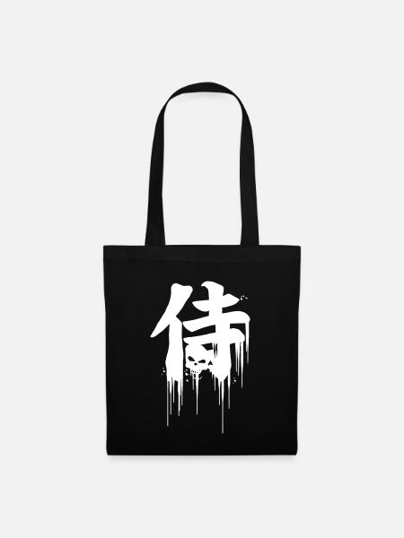 Samurai - Stoffbeutel - Schwarz