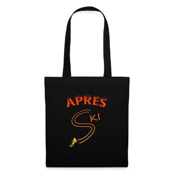 Apres Ski - Stoffbeutel - Schwarz - Vorne